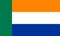 flag of Africans of European ancestry Afrikaners. flag representing ethnic group or culture, regional authorities. no flagpole.