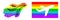 Flag - Airplane - Rainbow flag