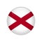 Flag  Alabama button