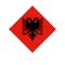 Flag of Albania participant of the Europe football competition.