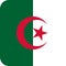 Flag Algeria Africa illustration vector eps