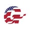 Flag of the American Alphabet Logo G