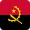 Flag Angola Africa illustration vector eps