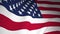 Flag Animation, United States of America Flag, Floating Fabric Flag, United States of America, 3D Render