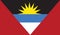Flag of antigua and barbuda icon illustration