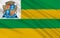 Flag of Aracaju in Sergipe, Brazil