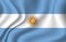 Flag of Argentina. Argentine national symbol in official colors. Template icon. Abstract vector background