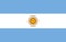 Flag of Argentina. Argentine Republic flag