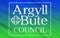 Flag of Argyll and Bute council of Scotland, United Kingdom of G