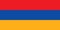 Flag of Armenia tricolor red blue orange