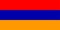 Flag of Armenia Vector illustration red blur orange