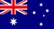 Flag of Australia on fabric surface. Australian flag. Commonwealth of Australia