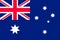Flag Australia flat style