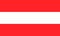 Flag of Austria, abstract flag of Austria with red and white strips.