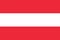 Flag Austria vector illustration symbol national country icon. Freedom nation flag Austria independence patriotism celebration