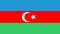 Flag of Azerbaijan, abstract flag of strips.