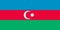 Flag of Azerbaijan Vector illustration red blue star