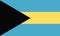 Flag of Bahamas, abstract flag of strips.