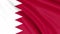Flag of Bahrain 3d Seamless Loop Animation