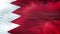 Flag of Bahrain waving on sun. Seamless loop with highly detailed fabric texture. Loop ready in 4k resolution.