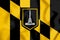 Flag of Baltimore Maryland, USA.
