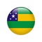 Flag Bandeira de Sergipe on button