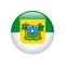Flag Bandeira do Rio Grande do Norte on button