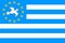 flag of Bantu peoples Ambazonians. flag representing ethnic group or culture, regional authorities. no flagpole. Plane layout,