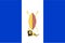 flag of Bantu peoples Ganda people. flag representing ethnic group or culture, regional authorities. no flagpole. Plane layout,