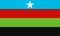 flag of Bantu peoples Somali Bantus. flag representing ethnic group or culture, regional authorities. no flagpole. Plane layout,