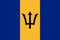 Flag Barbados flat icon