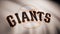 Flag of the Baseball San Francisco Giants, american professional baseball team logo, seamless loop. Editorial animation