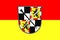 Flag of Bayreuth in Upper Franconia in Bavaria, Germany