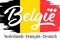 Flag of Belgium, banner with grunge brush. Brussels, Antwerp, Ghent, Charleroi