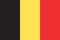 Flag of Belgium black yellow red tricolor