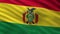 Flag of Bolivia seamless loop