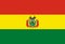 Flag Bolivia. Vector illustration