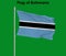 Flag Of Botswana, Botswana flag, National flag of Botswana. pole flag of Botswana
