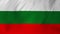 Flag of Bulgaria beautiful animation 2 in 1