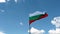 Flag of Bulgaria waving at wind