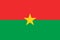 Flag Burkina Faso. Vector illustration eps 10