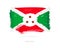 Flag of Burundi. Abstract concept