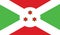 Flag of burundi icon illustration
