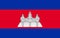 Flag Cambodia. Vector illustration eps 10