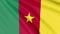 Flag of Cameroon 3d Seamless Loop Animation