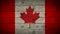 Flag of Canada Painted on old wood boards. wooden Canada flag. Abstract flag background. grunge Canadian flag