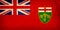 Flag of the Canadian provinces on an antique tapestry. Photo in high quality.
