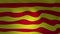 Flag Of Catalonia Background Animation