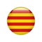 Flag Catalonia button