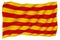 Flag of the Catalonia region of Spain